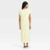 Universal Thread Women's Short Sleeve Midi T-Shirt Dress with Front Slit -Universalthread GUEST 005d6778 be5a 4696 ad55 75160c275a43