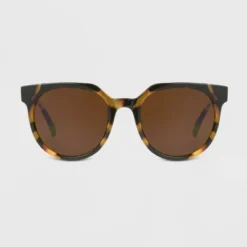 Universal Thread™ Women's Angular Square Sunglasses in Tortoise Shell Print