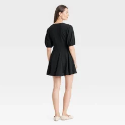 Women's Bell Elbow Sleeve Mini A-Line Dress - Universal Thread™