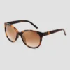 Women's Tortoise Shell Print Glossy Plastic Cateye Sunglasses - Universal Thread™ Brown -Universalthread GUEST 083f05d1 6ac7 41c0 81e0 4b053c718202