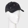 Universal Thread™ Faux Suede Baseball Hat with Stud Detail - Black -Universalthread GUEST 08690034 9c2e 4a2d b9a4 af6f3370c3ee