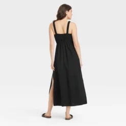 Universal Thread Women's Maxi A-Line Dress with Side Slit
