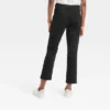 Women's High-Rise Slim Straight Jeans - Universal Thread™ Black