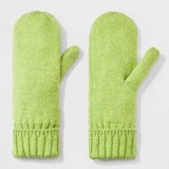 Universal Thread Women's Soft Knit Mittens with Ribbed Cuffs -Universalthread GUEST 17a91e4d c4b2 4a43 8798 b7a826fe6da3