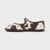 Universal Thread Women's Halston Cow Print Mary Jane Flats