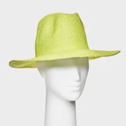 Universal Thread™ Lime Green Rancher Hat - Wide Brim Sun Protection
