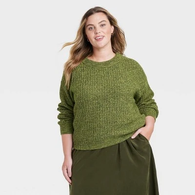 Universal Thread Women's Crewneck Cotton Pullover Sweater - Classic Ribbed Knit 9 Universal Thread Women's Crewneck Cotton Pullover Sweater - Classic Ribbed Knit - Image 7