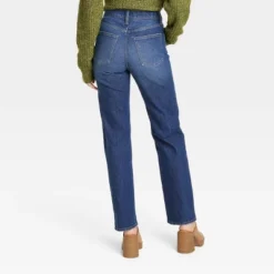 Universal Thread Women's High-Rise 90's Straight Jeans - Dark Wash