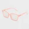 Universal Thread Rose Pink Rectangle Blue Light Filtering Glasses for Women -Universalthread GUEST 32471c1e efa5 4164 bf61 7389460d31a9
