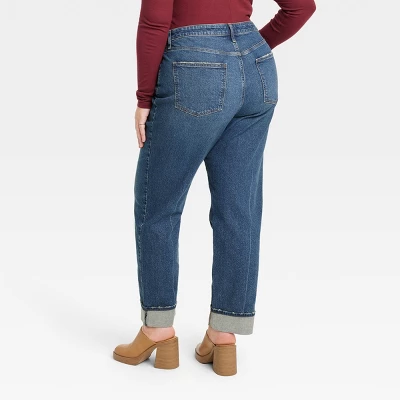 Women's High-Rise 90's Straight Jeans - Universal Thread™ 3 Women's High-Rise 90's Straight Jeans - Universal Thread™