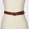 Universal Thread Women's Cognac Oval Center Bar Belt -Universalthread GUEST 424b5955 e8a1 483d a663 d2542537e843