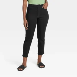 Women's High-Rise Slim Straight Jeans - Universal Thread™ Black -Universalthread GUEST 447944a0 2af7 4177 af23 573dd2570461