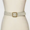 Universal Thread Women's Taupe Buckle Belt with Textured Gold Buckle 1 Universal Thread Women's Taupe Buckle Belt with Textured Gold Buckle -Universalthread GUEST 46285432 1ce5 4f07 8c2d 0a1fd0ba60f5