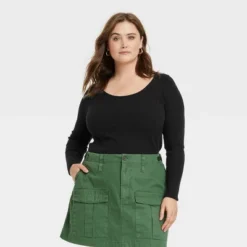 Universal Thread Women's Shrunken Rib Scoop Neck Pullover Sweater -Universalthread GUEST 46d61cfa 4fa2 4665 91fb db8bdf303114