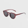 Universal Thread Women's Narrow Geo Round Sunglasses - Red -Universalthread GUEST 48cb9cdc 9d16 4651 98b3 034dbdfae26e