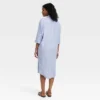 Universal Thread Women's 3/4 Sleeve Midi Shirtdress with Pockets -Universalthread GUEST 50c89f19 ad51 4957 9b61 f8dd28358f01