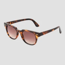 Universal Thread™ Women's Tortoise Shell Narrow Rectangle Sunglasses