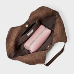 Universal Thread™ Slouchy Faux Suede Shopper Tote Handbag -Universalthread GUEST 59275f10 1e2b 4998 8636 bf777d027a5f