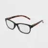 Universal Thread™ Women's Tortoise Print Gloss Plastic Square Blue Light Glasses -Universalthread GUEST 5e031e3a 2493 4925 83d6 479ecf28818b