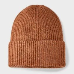 Universal Thread Ribbed Knit Beanie with Foldover Cuff -Universalthread GUEST 6342eb99 549e 4047 9960 db71954f144c