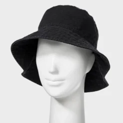 Universal Thread Reversible Cotton Bucket Hat - Classic Black