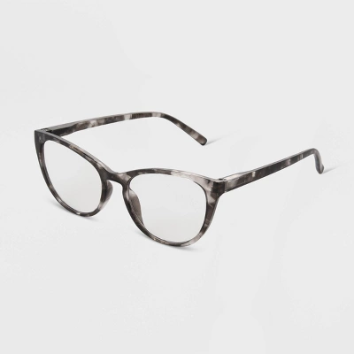 Universal Thread™ Women's Tortoise Print Gloss Cat-Eye Blue Light Filtering Glasses 3 Universal Thread™ Women's Tortoise Print Gloss Cat-Eye Blue Light Filtering Glasses