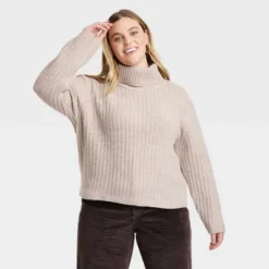 Universal Thread Women's Mock Turtleneck Cashmere-Like Pullover Sweater -Universalthread GUEST 6fa0d191 2726 4119 b1c3 97d6e1612119