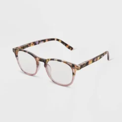 Universal Thread™ Women's Flat Top Blue Light Filtering Reading Glasses - Tortoise