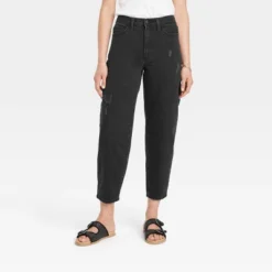 Women's High-Rise Balloon Jeans - Universal Thread™ Black -Universalthread GUEST 7e74f81f b243 4fef 8594 09891c326b71