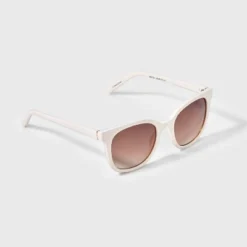 Universal Thread Women's Square Sunglasses - Ivory with Gradient Lenses