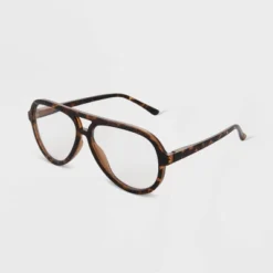Universal Thread Women's Tortoise Aviator Blue Light Filtering Glasses