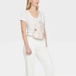 Universal Thread Quilted Sling Crossbody Bag with Adjustable Strap