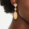 Universal Thread™ Gold-Tone Casted Triple Floral Drop Earrings 1 Universal Thread™ Gold-Tone Casted Triple Floral Drop Earrings -Universalthread GUEST a15c4048 6244 4366 8460 b80c734489fe