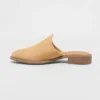 Universal Thread Maura Beige Suede Almond-Toe Mule Flats -Universalthread GUEST a370ff3b e315 4017 9368 adc2ce338373