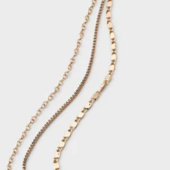 Universal Thread Multi-Strand Necklace with Horseshoe and Floral Pendants - Gold Tone -Universalthread GUEST a6a3eaab 8824 43fc 804e 99a7e15a836b