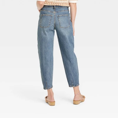 Women's High-Rise Balloon Jeans - Universal Thread™ Medium Wash 3 Women's High-Rise Balloon Jeans - Universal Thread™ Medium Wash