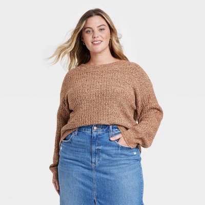 Universal Thread Women's Crewneck Cotton Pullover Sweater - Classic Ribbed Knit 6 Universal Thread Women's Crewneck Cotton Pullover Sweater - Classic Ribbed Knit - Image 4