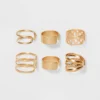 Universal Thread Worn Gold Ear Cuff Set - 6pc No Piercing Jewelry -Universalthread GUEST b785ec00 d78c 4dbe 9e4e cc3f9190c24b