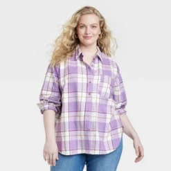 Universal Thread Women's Oversized Flannel Button-Down Shirt 19 Universal Thread Women's Oversized Flannel Button-Down Shirt -Universalthread GUEST bf1ed852 89e0 4205 aeba 6d18ab08cf41
