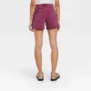 Women's High-Rise A-Line Midi Jean Shorts - Universal Thread™
