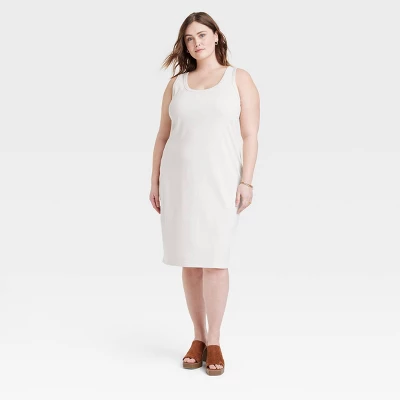 Universal Thread Women's Ribbed Midi T-Shirt Dress 7 Universal Thread Women's Ribbed Midi T-Shirt Dress - Image 5