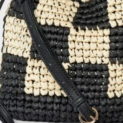 Universal Thread™ Straw Checker Drawstring Crossbody Bag -Universalthread GUEST c85724e3 034d 4ca3 8a18 29881e3a8d51