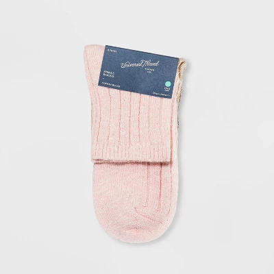 Universal Thread Women's Slub Ankle Socks - 3pk (Size 4-10) 3 Universal Thread Women's Slub Ankle Socks - 3pk (Size 4-10)