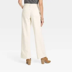 Universal Thread Women's High-Rise Wide Leg Jeans - Off-White