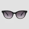 Universal Thread Women's Narrow Cat-Eye Sunglasses - Black -Universalthread GUEST d8ef5ded eeb3 4b0a be96 c49f1c9f1c0a