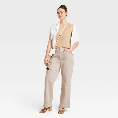 Women's High-Rise Wide Leg Jeans - Universal Thread™ 7 Women's High-Rise Wide Leg Jeans - Universal Thread™ - Image 5