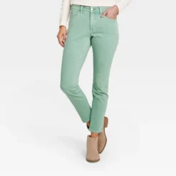Universal Thread Women's Mid-Rise Skinny Stretch Ankle Jeans - Green -Universalthread GUEST f75877ee bf1c 4c53 86ca 4fa9bf942023
