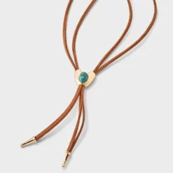 Universal Thread Gold Y-Shaped Cord Adjustable Necklace with Stone Accent 9 Universal Thread Gold Y-Shaped Cord Adjustable Necklace with Stone Accent -Universalthread GUEST fd65002d 2d29 4712 8fea 751f374a720d